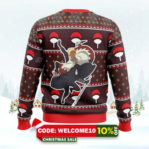 naruto sasuke grown ugly christmas sweater 2