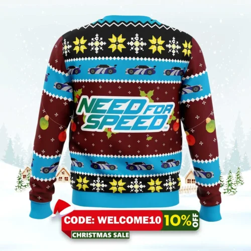 need for speed ugly christmas sweater 2