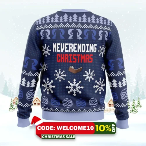 Neverending Christmas Neverending Story Ugly Christmas Sweater 1 neverending christmas neverending story ugly christmas sweater 2