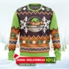 new baby yoda star wars ugly christmas sweater 1