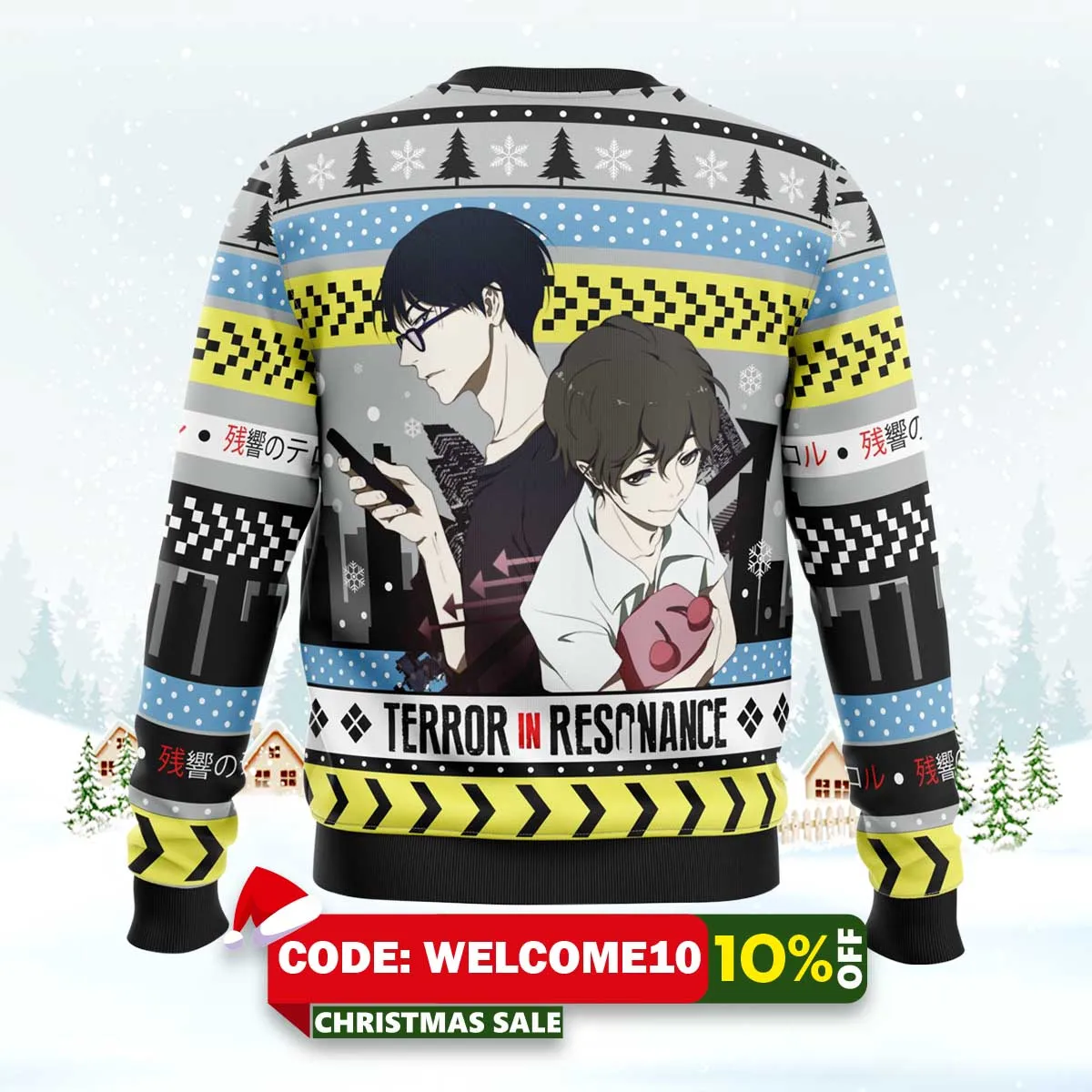 nine and twelve terror in resonance ugly christmas sweater 2 nine and twelve terror in resonance ugly christmas sweater 2