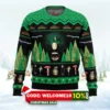 no face spirited away ugly christmas sweater 1
