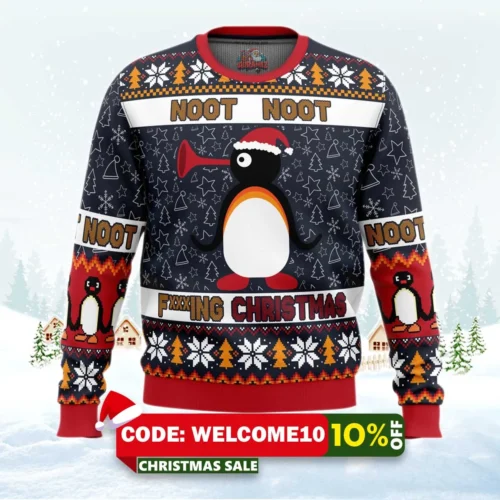 noot christmas pingu ugly christmas sweater 1