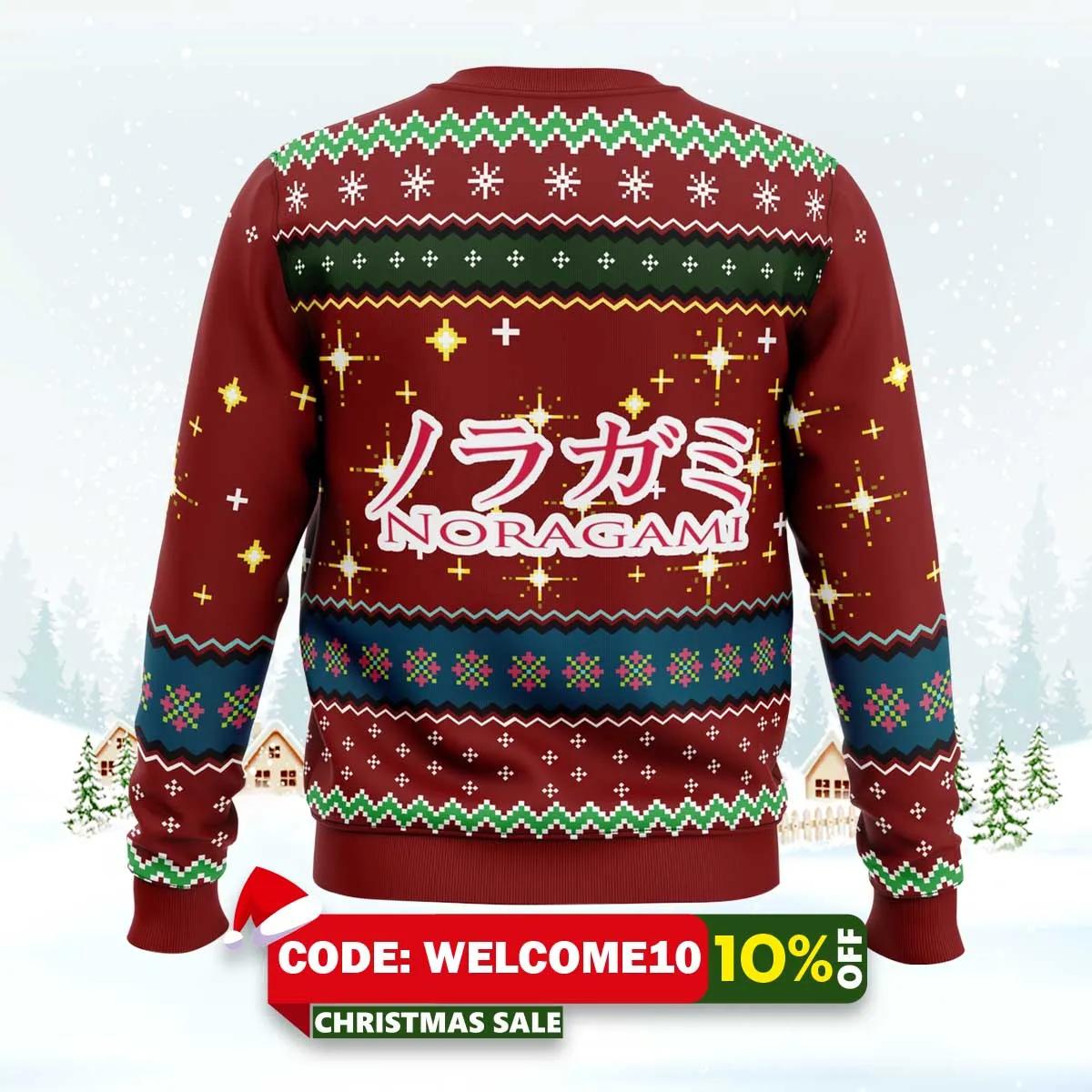 noragami ugly christmas sweater 2 noragami ugly christmas sweater 2