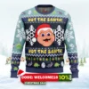 not the santa dinosaurs ugly christmas sweater 1