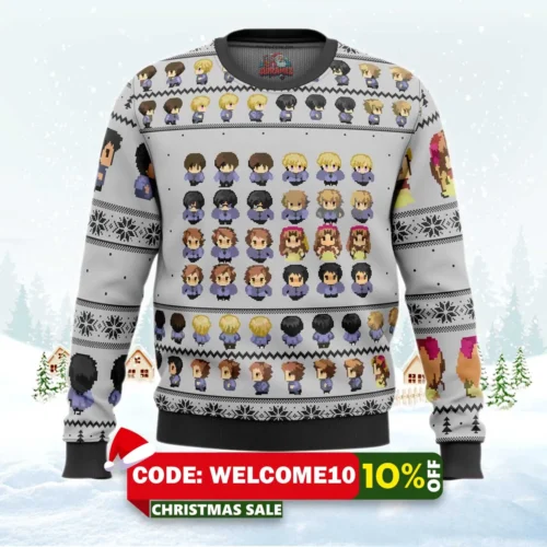 ouran high school host club sprites ugly christmas sweater 1