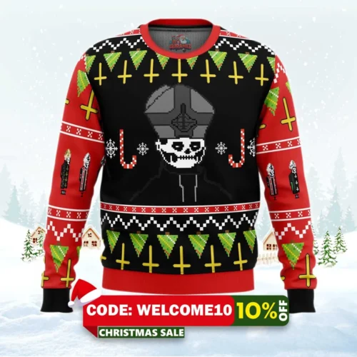 papa emeritus ugly christmas sweater 1
