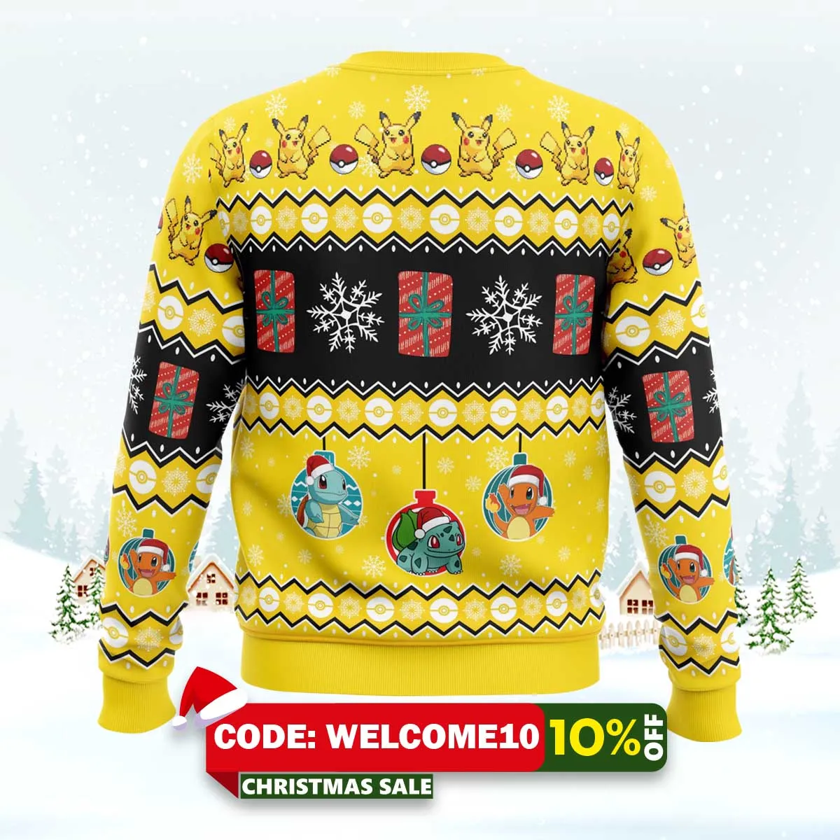 pikachu i choose you pokemon ugly christmas sweater 2 pikachu i choose you pokemon ugly christmas sweater 2