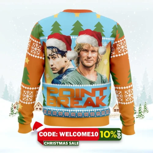 Point Break Ugly Christmas Sweater 1 point break ugly christmas sweater 2