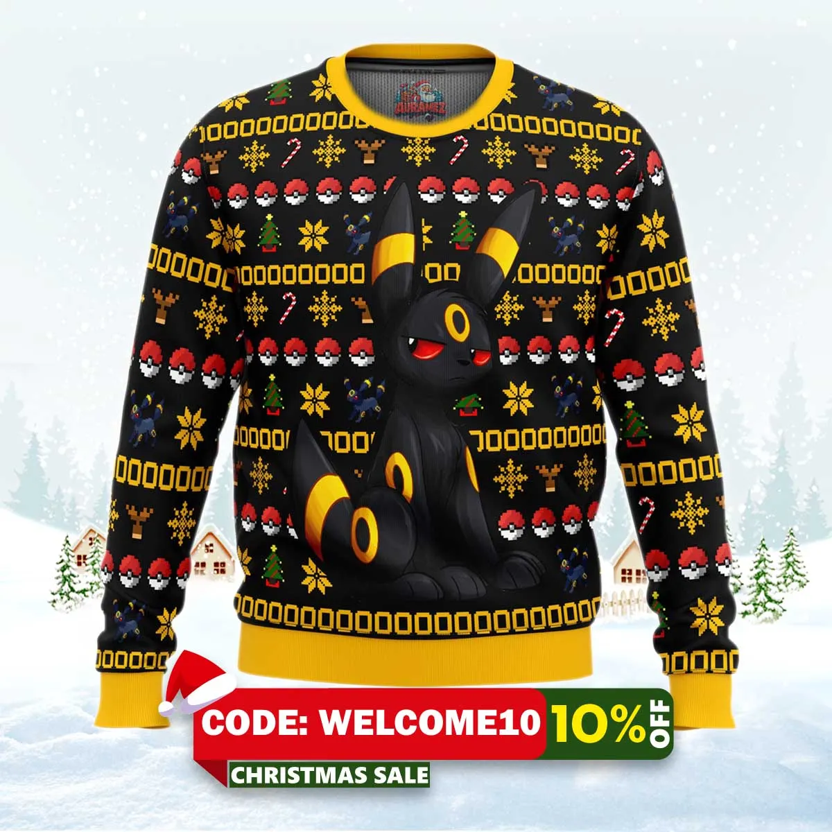 pokemon christmas umbreon ugly christmas sweater 1 pokemon christmas umbreon ugly christmas sweater 1