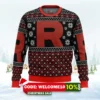 pokemon team rocket red black ugly christmas sweater 1