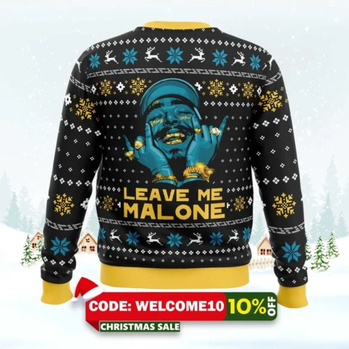 post malone ugly christmas sweater 2