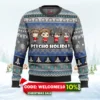 psycho holiday psycho pass ugly christmas sweater 1