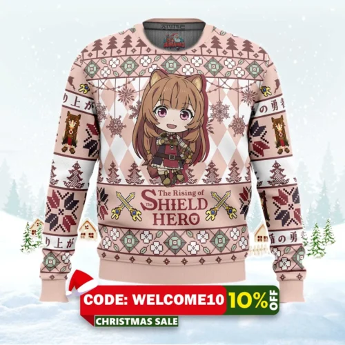 raphtalia the rising of the shield hero ugly christmas 1