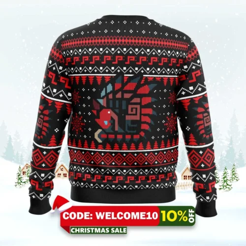rathalos monster hunter ugly christmas sweater 2