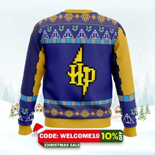 ravenclaw harry potter ugly christmas sweater 2