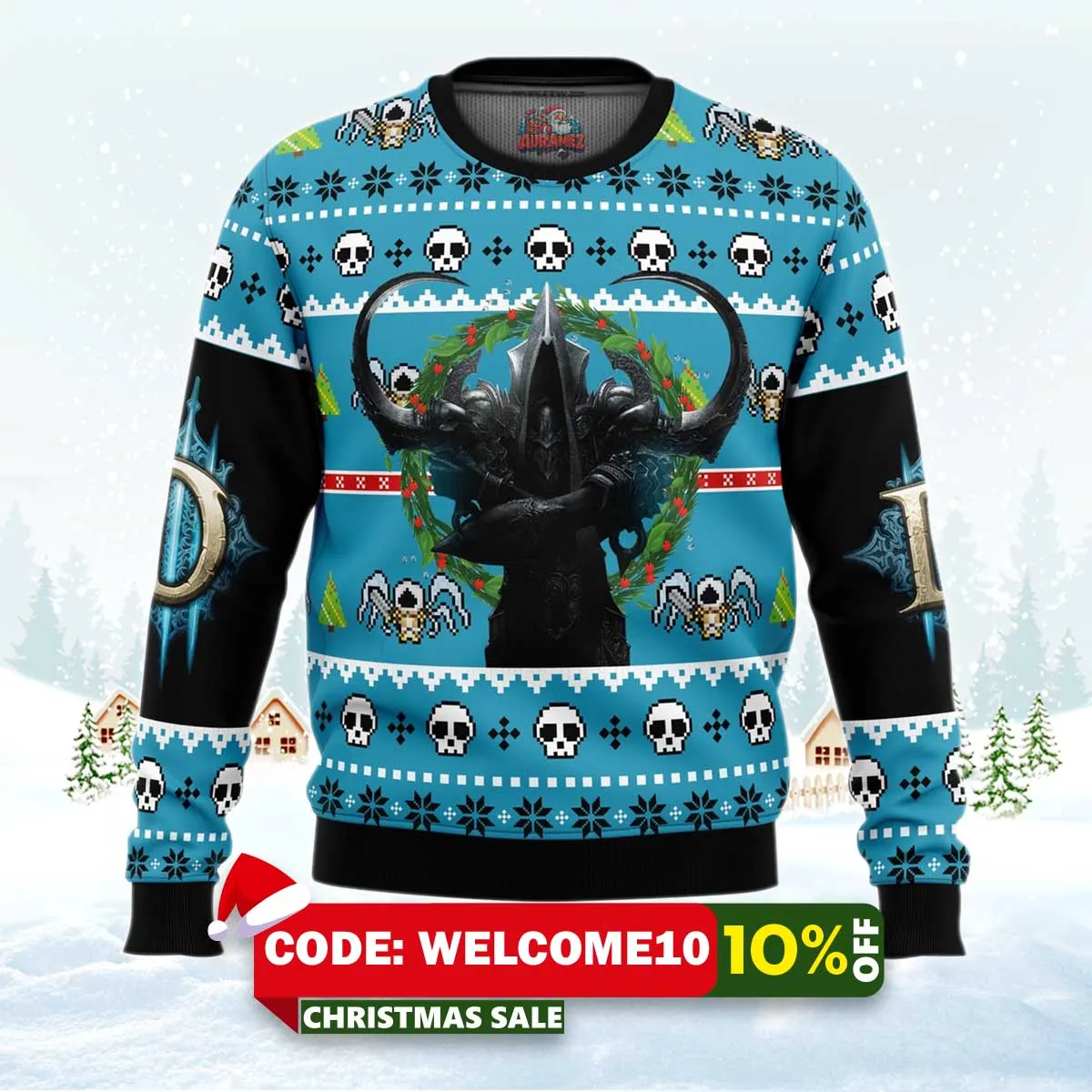 reaper of souls diablo ugly christmas sweater 1 reaper of souls diablo ugly christmas sweater 1