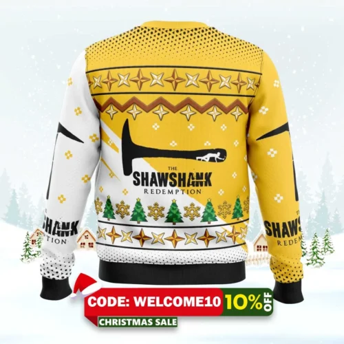 red & andy the shawshank redemption ugly christmas sweater 2