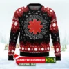 red hot chili peppers ugly christmas sweater 1