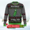 rick and morty pickle rick ugly christmas sweater 1
