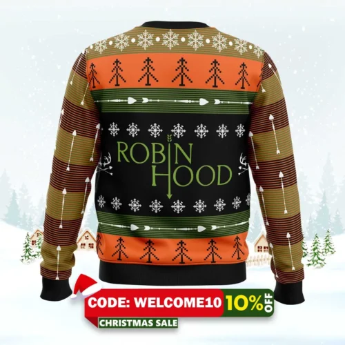 robin hood ugly christmas sweater 2