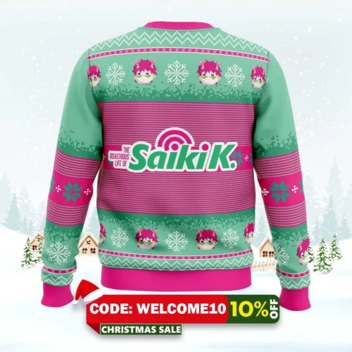 saiki k the disastrous life of saiki k ugly christmas sweater 2
