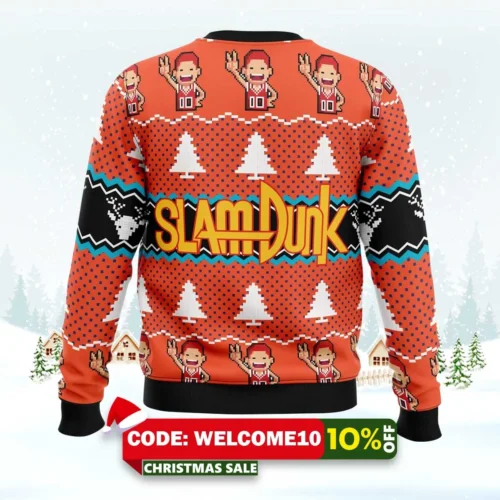 sakuragi hanamichi slam dunk ugly christmas sweater 2