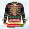 sandwiches for santa bad santa ugly christmas sweater 1