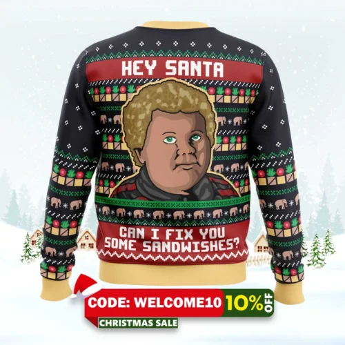 Sandwiches For Santa Bad Santa Ugly Christmas Sweater 1 sandwiches for santa bad santa ugly christmas sweater 2