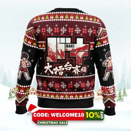 santa baki ugly christmas sweater 2