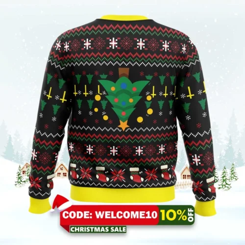 santa emeritus papa emeritus ugly christmas sweater 2