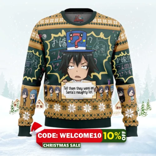 santas naughty list my teen romantic comedy ugly christmas sweater 1