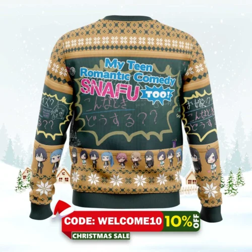 santas naughty list my teen romantic comedy ugly christmas sweater 2