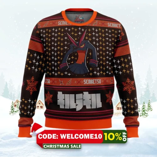 senketsu kill la kill ugly christmas sweater 1