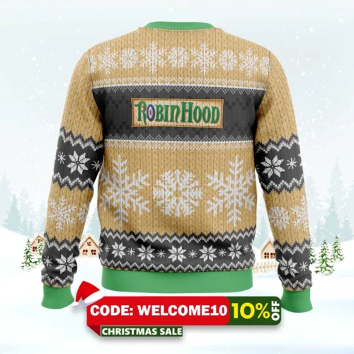 share your blessings robin hood disney ugly christmas sweater 2
