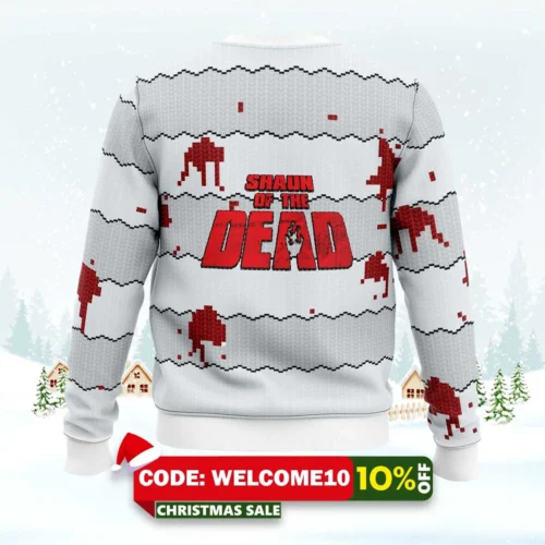 shaun of the dead ugly christmas sweater 2