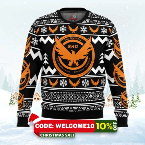 shd strategic homeland division ugly christmas sweater 1