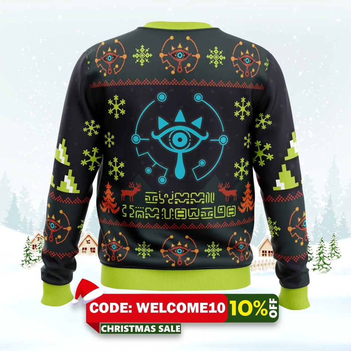 sheikah legend of zelda ugly christmas sweater 2 sheikah legend of zelda ugly christmas sweater 2