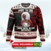 shiro blood bending deadman wonderland ugly christmas sweater 1