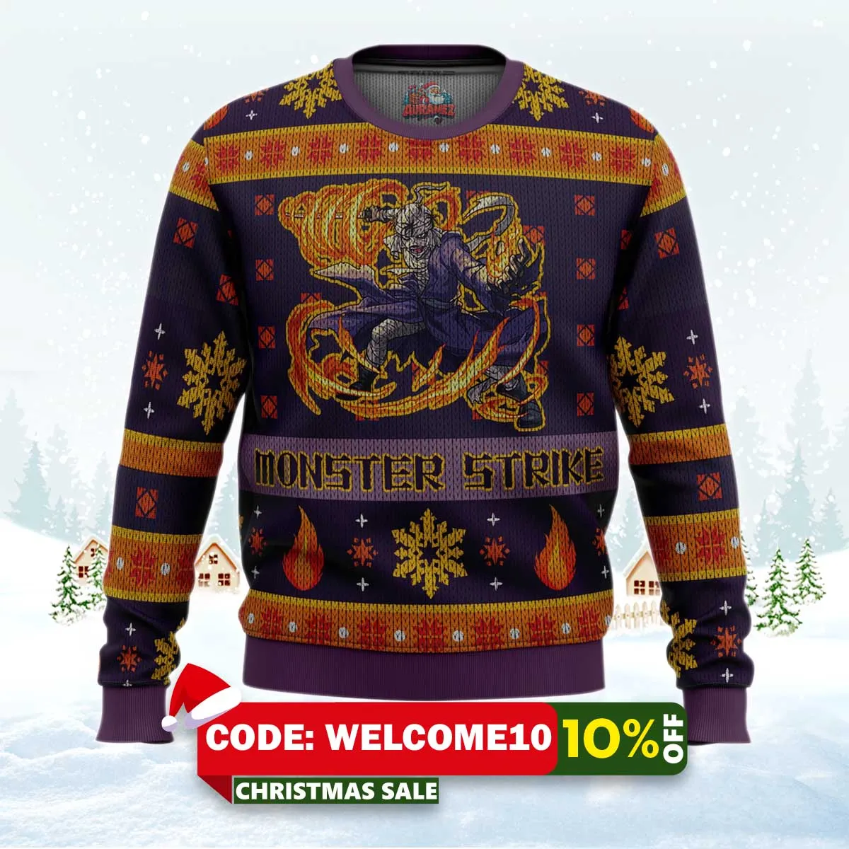 shishio makoto monster strike rurouni kenshin samurai x ugly christmas sweater 1 shishio makoto monster strike rurouni kenshin samurai x ugly christmas sweater 1