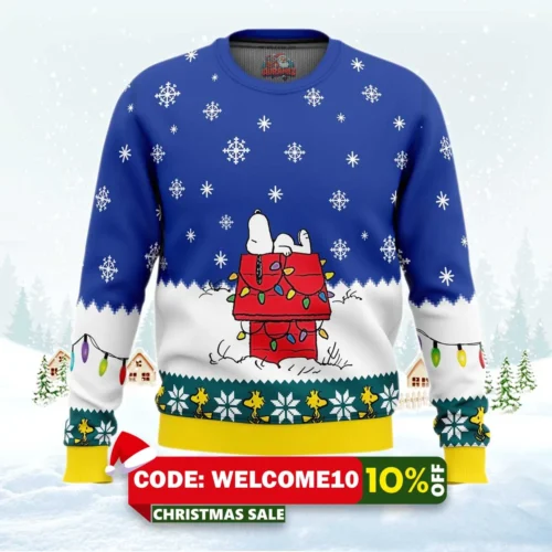 snoopy ugly christmas sweater 1
