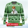 snow golem minecraft ugly christmas sweater 1