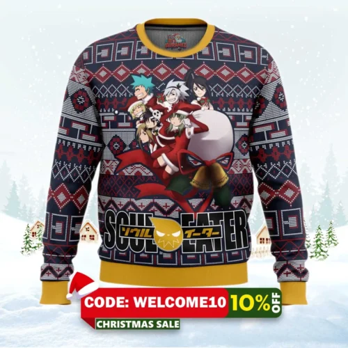soul eater alt ugly christmas sweater 1