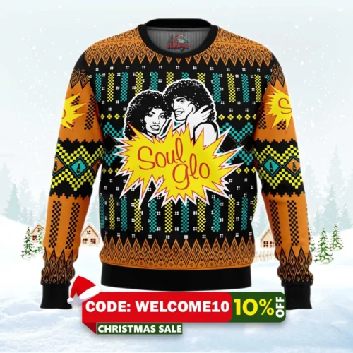soul glo coming to america ugly christmas sweater 1