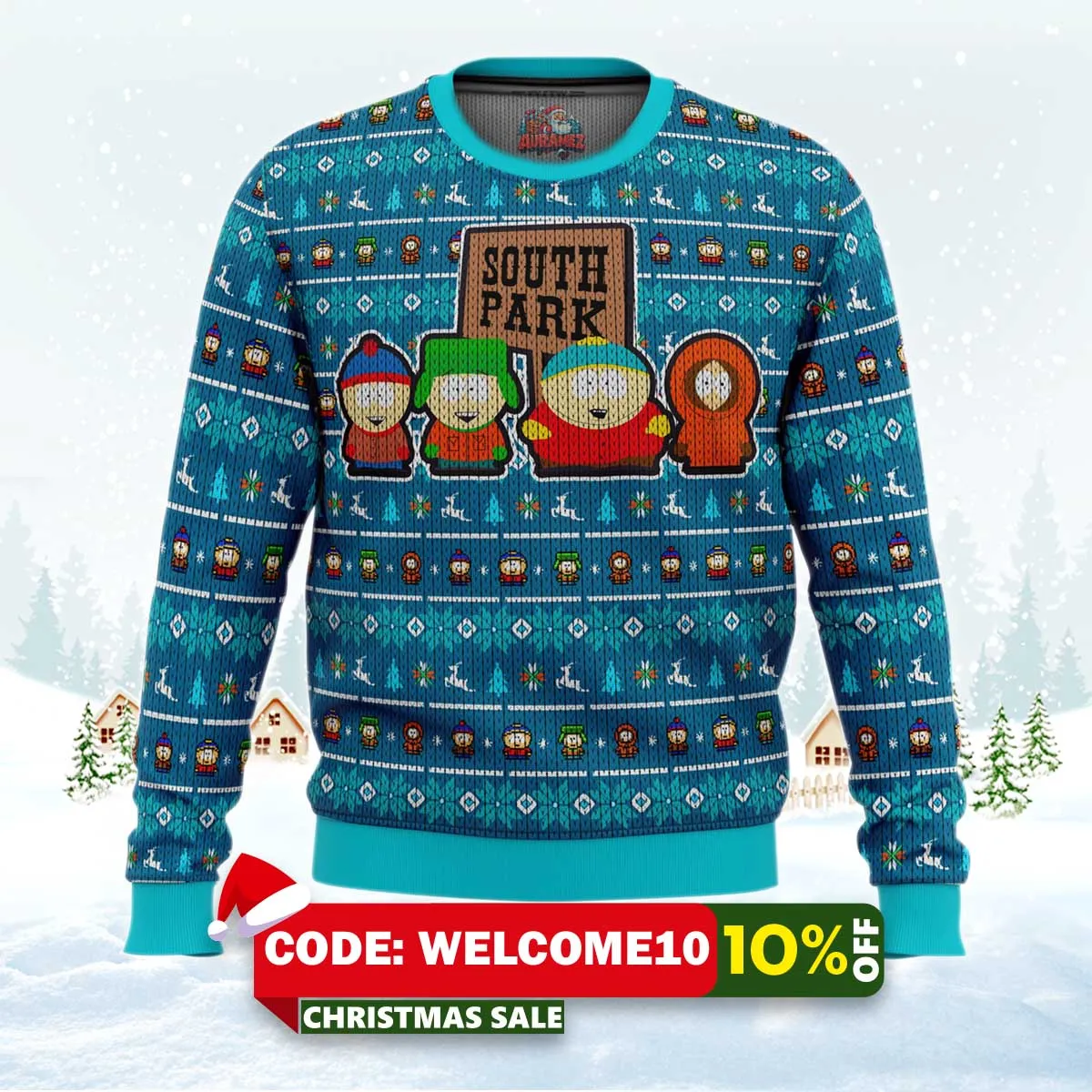 south park characters ugly christmas sweater 1 south park characters ugly christmas sweater 1