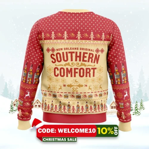 southern comfort ugly christmas sweater 2