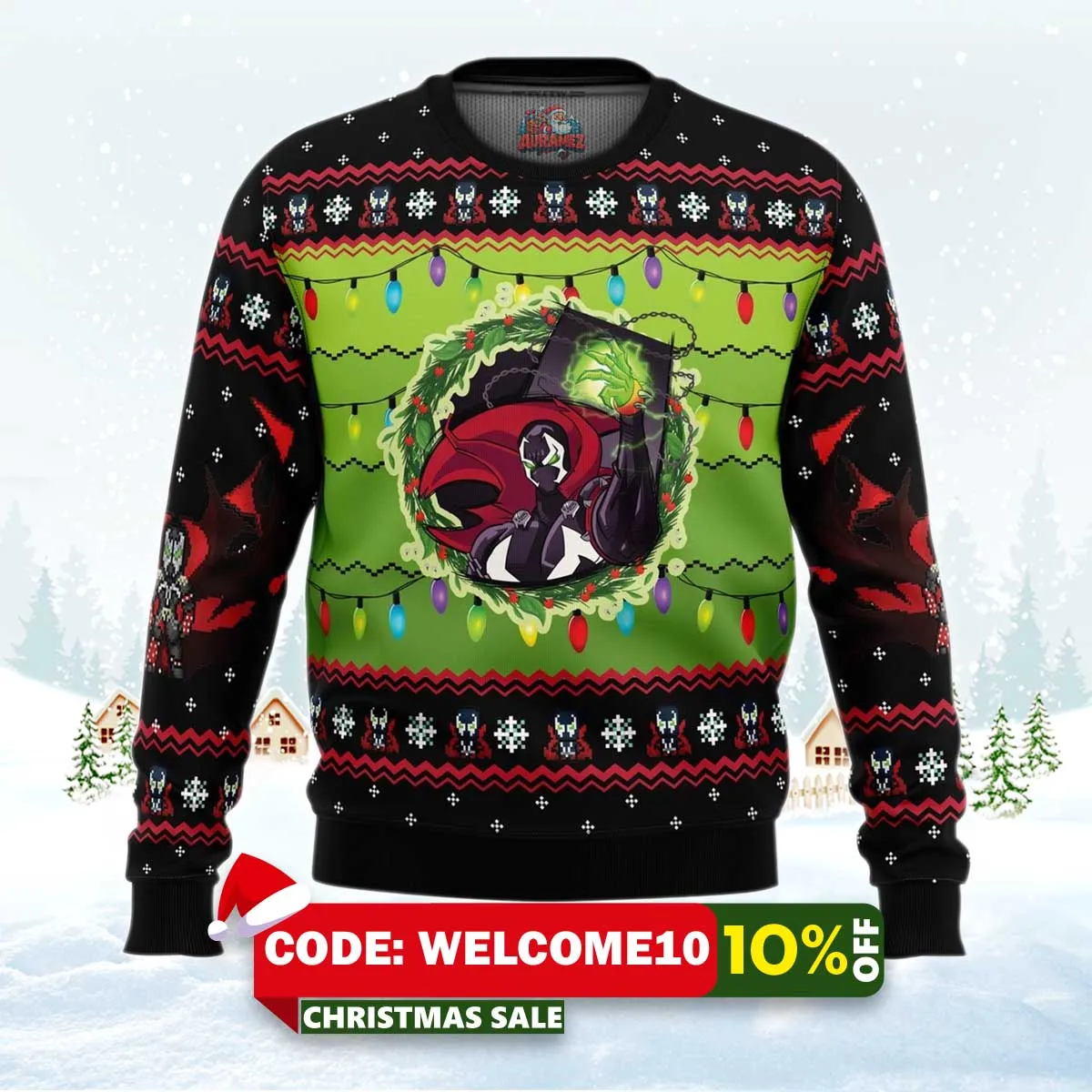 spawn ugly christmas sweater 1 spawn ugly christmas sweater 1
