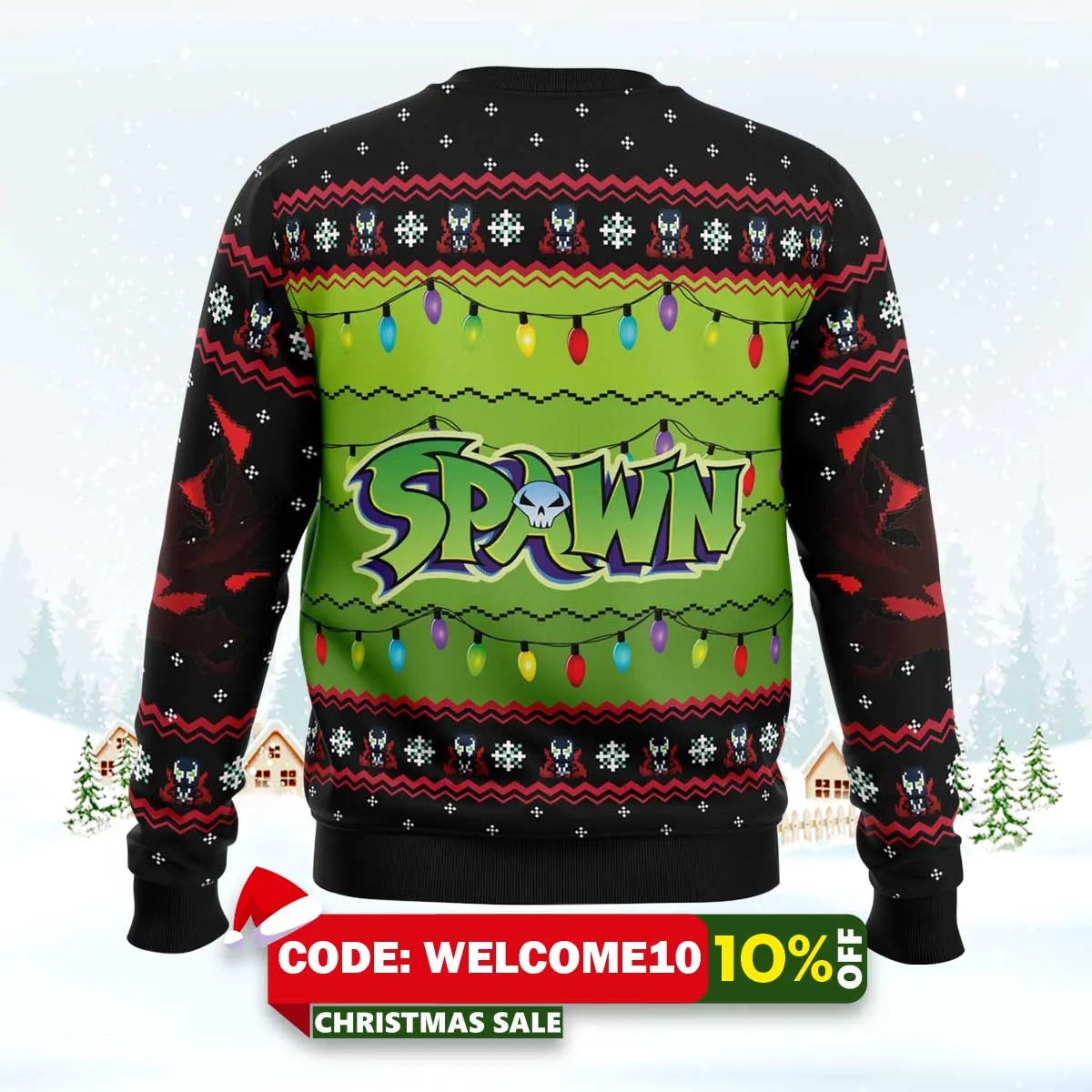 spawn ugly christmas sweater 2 spawn ugly christmas sweater 2