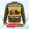 spend christmas in fellowship the lord of the rings ugly christmas sweater 1