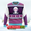 spider gwen spider verse spiderman marvel ugly christmas sweater 1